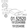 MTS 01.52520 Middle Silencer